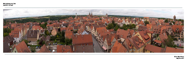 Blick auf Rothenburg ob der Tauber