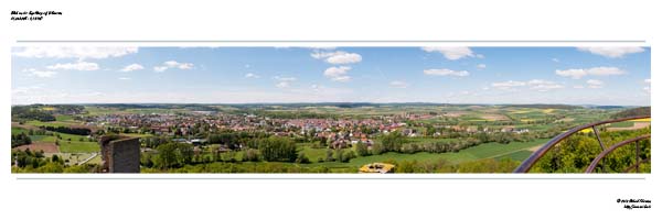 Volkmarsen, Blick von der Kugelsburg