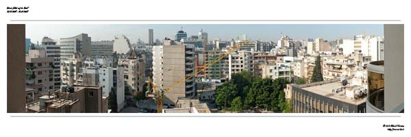 Beirut, Blick auf die Stadt