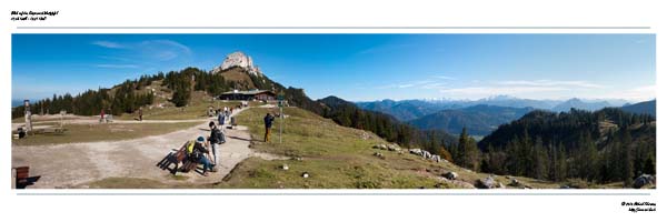 Blick auf den Kampenwand-Westgipfel