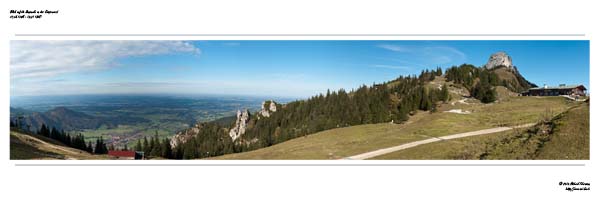 Blick auf den Kampenwand-Westgipfel
