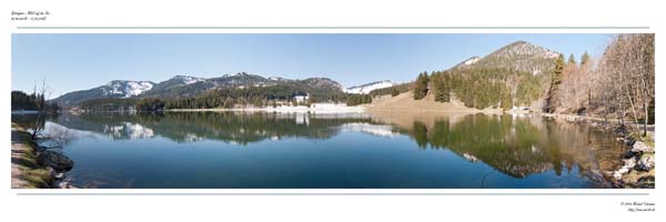 Blick auf den Spitzingsee
